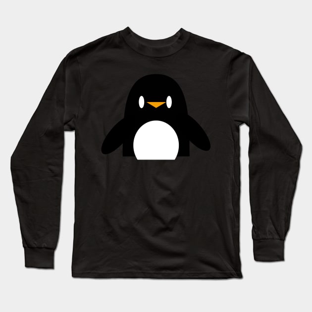 penguin Long Sleeve T-Shirt by Liz Tech